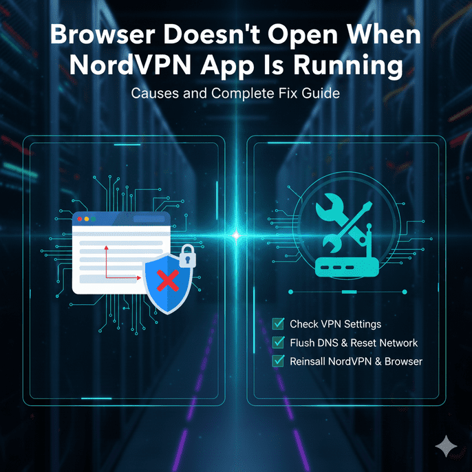browser doesn't open nordvpn app