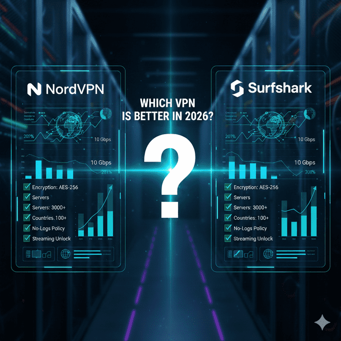 nordvpn vs surfshark